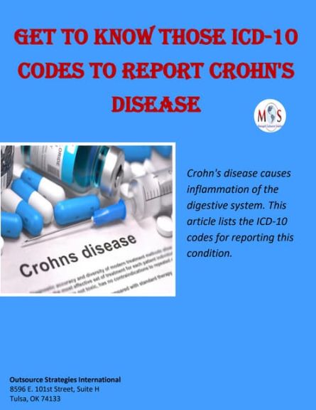 Get to know those icd  codes to report crohn