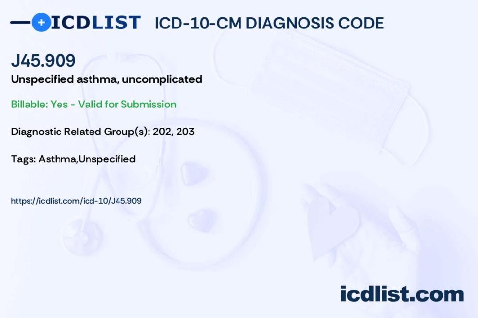 ICD--CM Diagnosis Code J