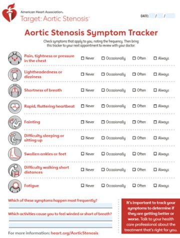 Managing Aortic Stenosis Symptoms  American Heart Association