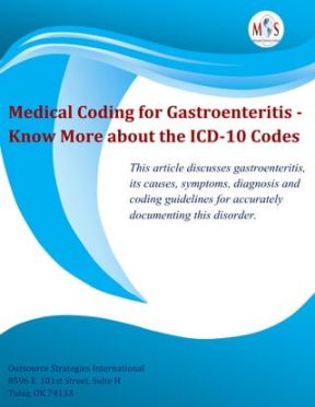 Medical Coding for Gastroenteritis - Know More about the ICD-