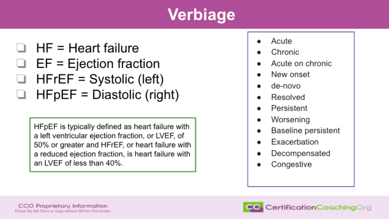 Stages of Heart Failure in Medical Coding