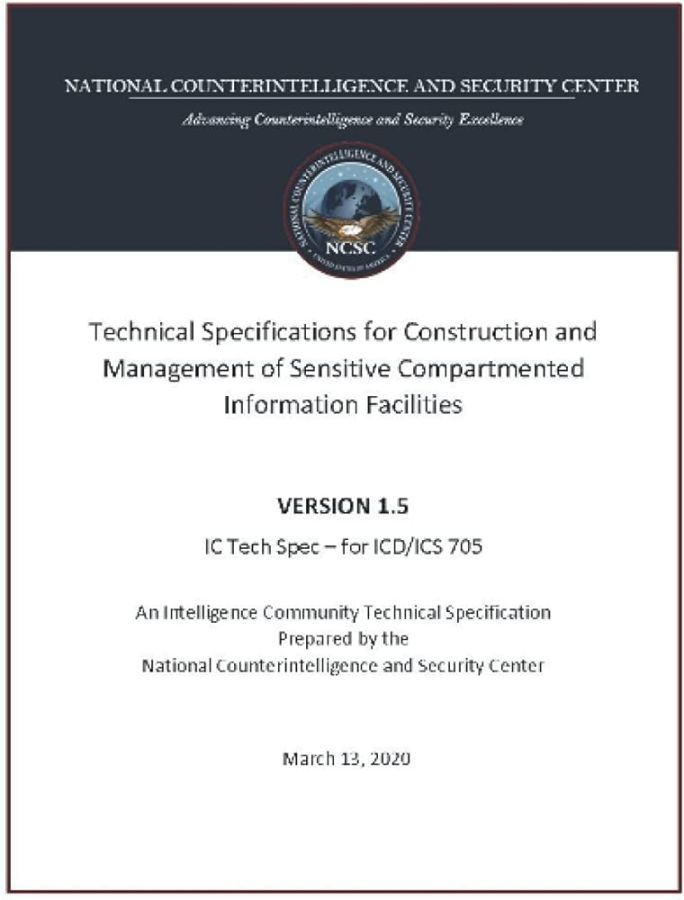 Technical Specifications for Construction and Management of Sensitive  Compartmented Information Facilities VERSION